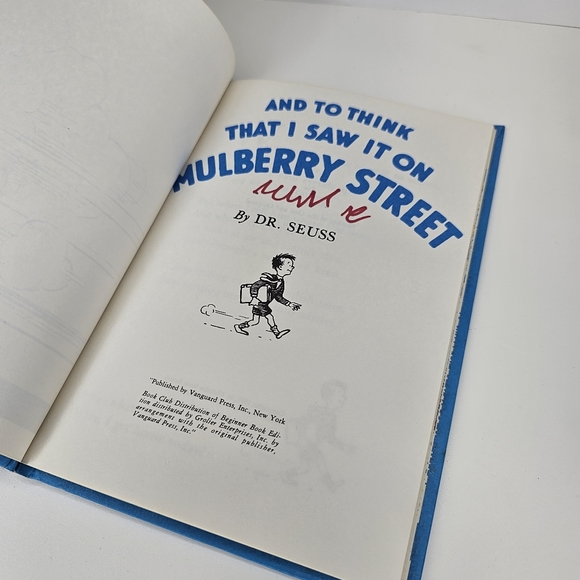 Dr. Suess To Think I Saw It On Mulberry Street Book 1964 - Picture 2 of 14